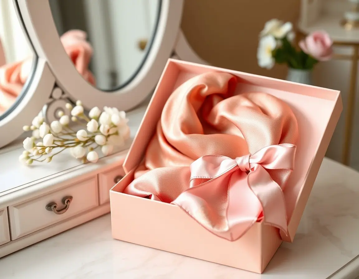 Eleganter Schal aus reiner Seide