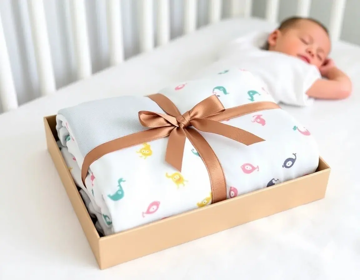 Soft Muslin Swaddle Blanket Set