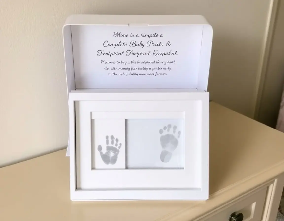 Baby Handprint and Footprint Keepsake Kit