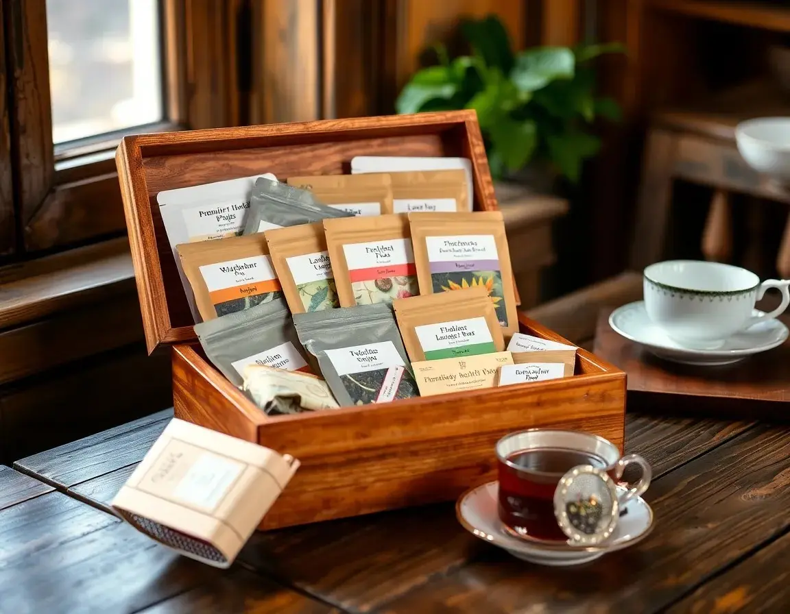 Hochwertiges Bio-Kräutertee-Set