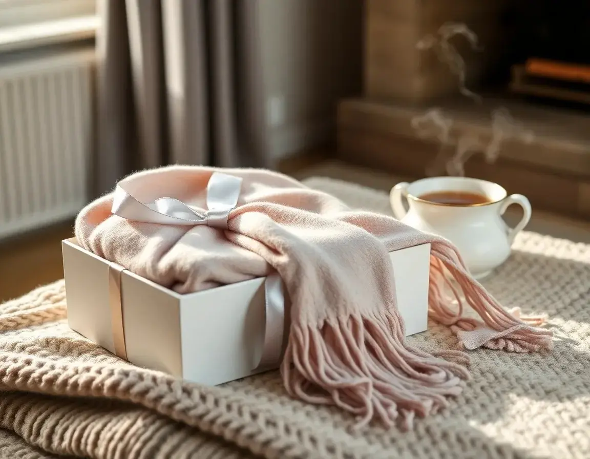 Luxuriöser Schal aus Kaschmir-Mischung