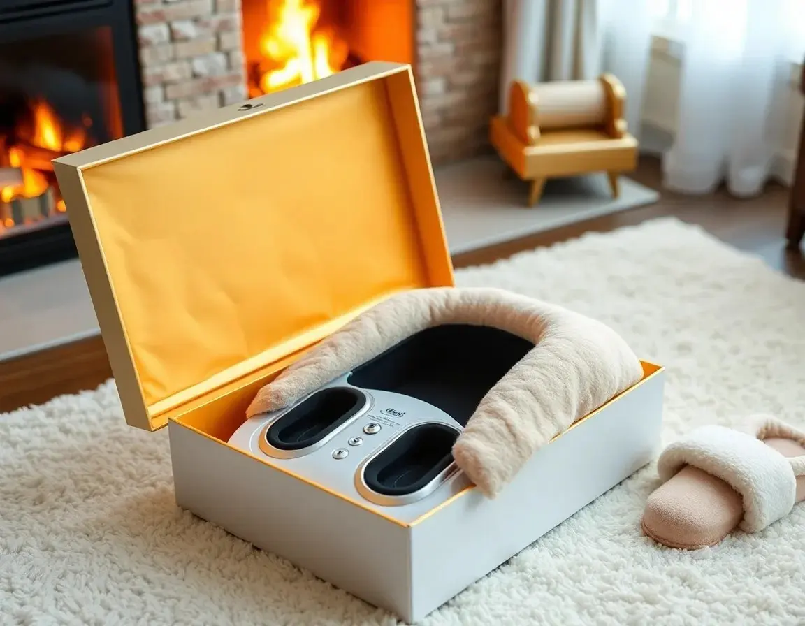 Elektrisches Fußmassagegerät mit Wärmefunktion