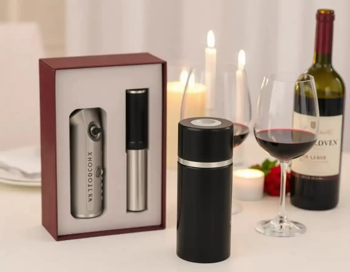 Elektrisches Weinöffner- & Konservierungsset