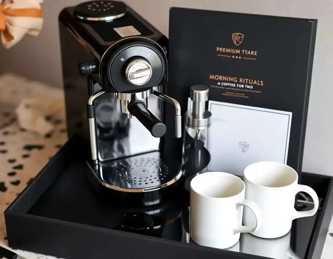 Espressomaschine mit Milchaufschäumer