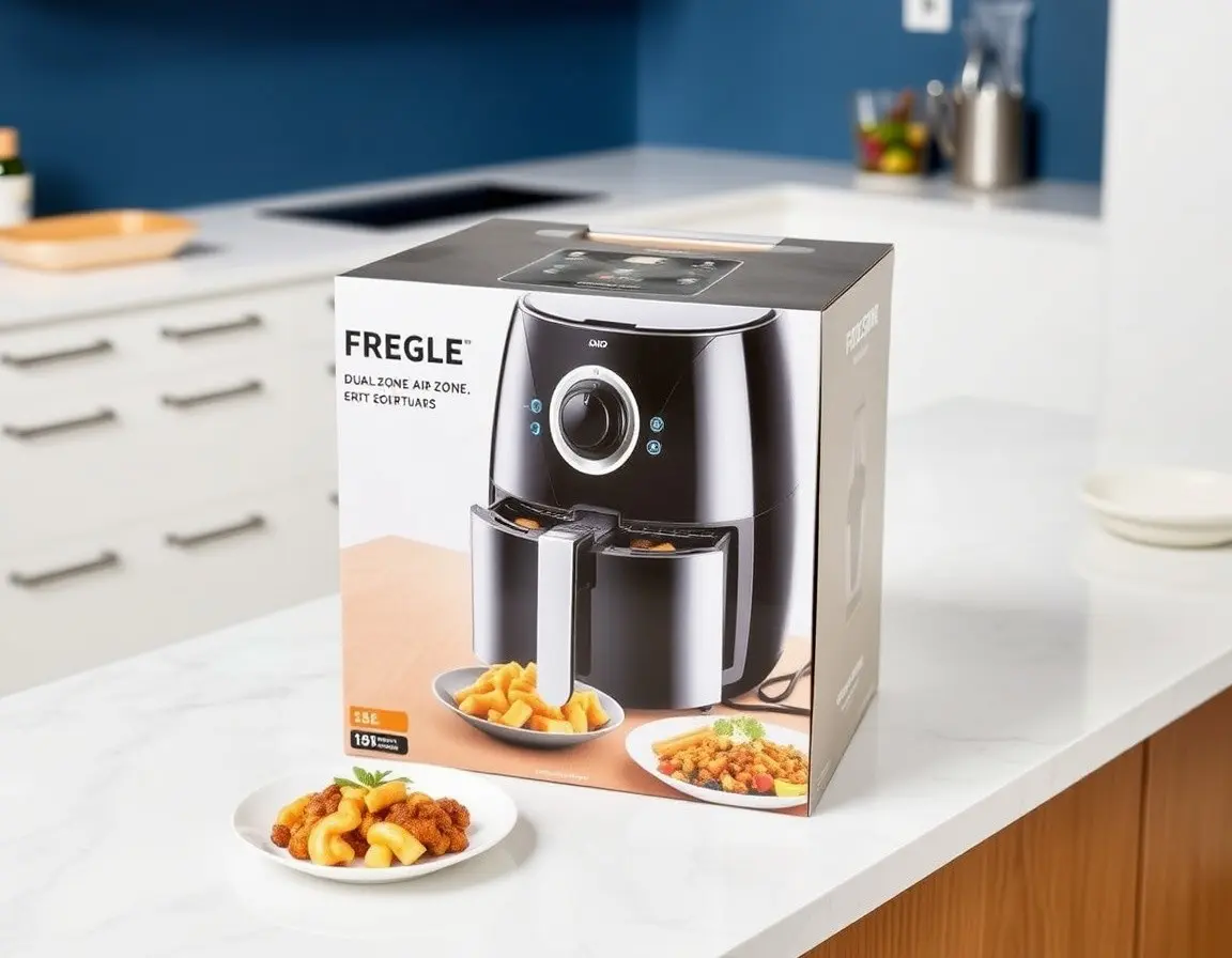 Doppelzonen-Heißluftfritteuse