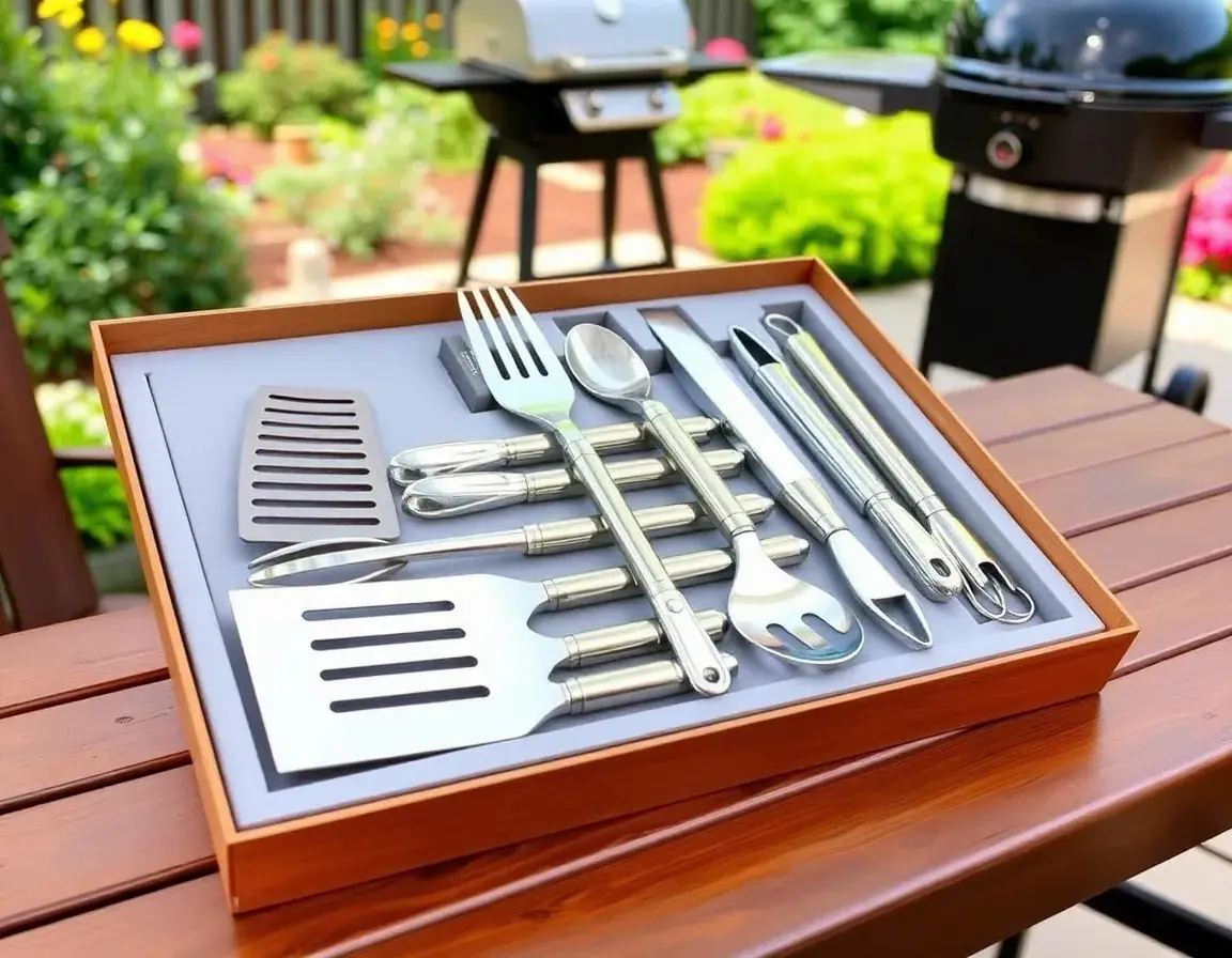 Premium Stainless Steel BBQ Tool Set
