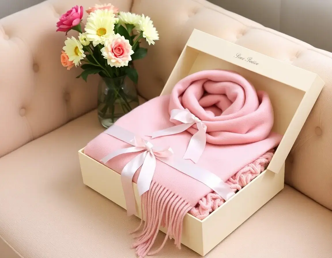 Hochwertiger Schal aus Merinowolle