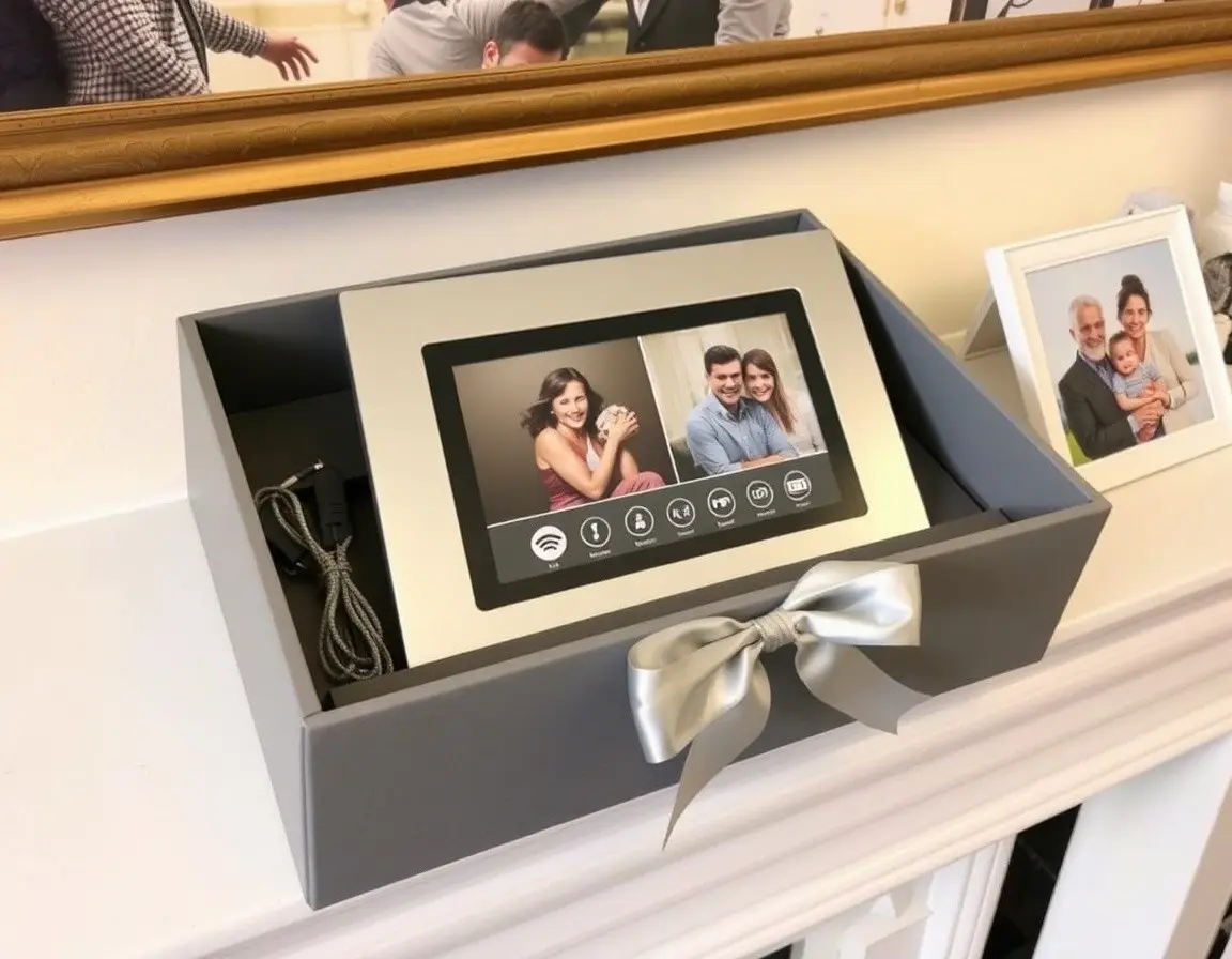 Digitaler Fotorahmen mit WLAN