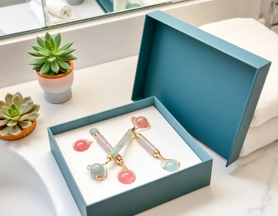 Hochwertiges Facial Roller Set