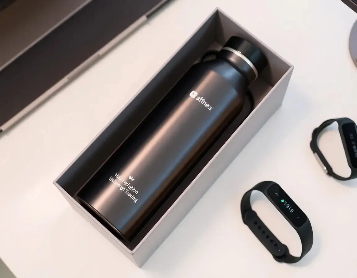Smarte Wasserflasche mit Hydration Tracking