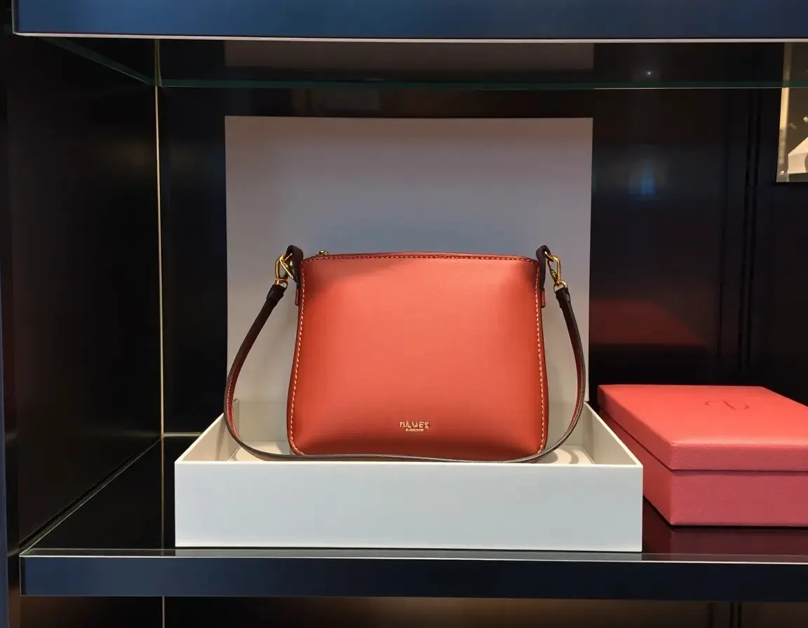 Stylische Leder Umhängetasche