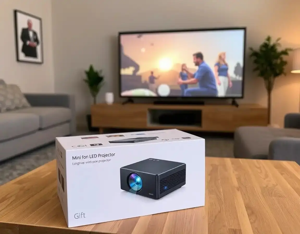 Mini tragbarer LED-Projektor