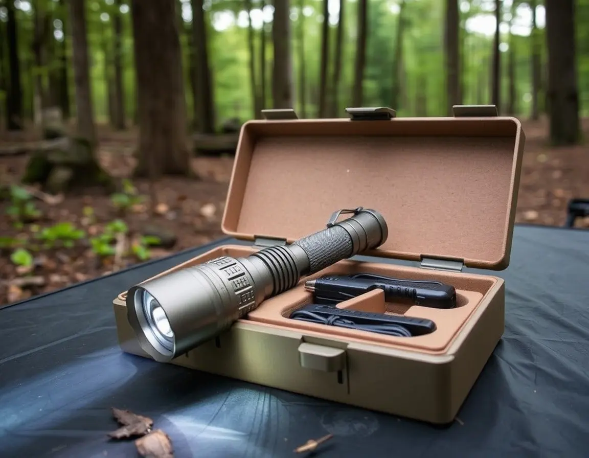 Starke taktische LED-Taschenlampe