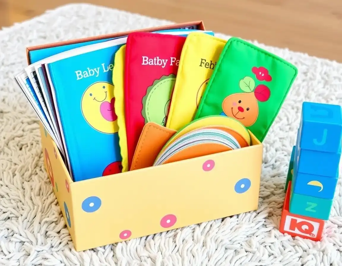 Pädagogisches Stoffbuch-Set für Babys