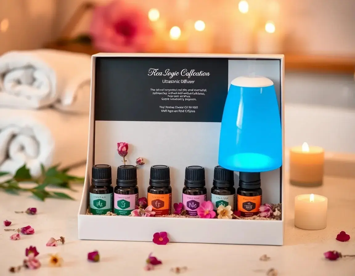 Ultraschall-Diffusor für ätherische Öle & Set