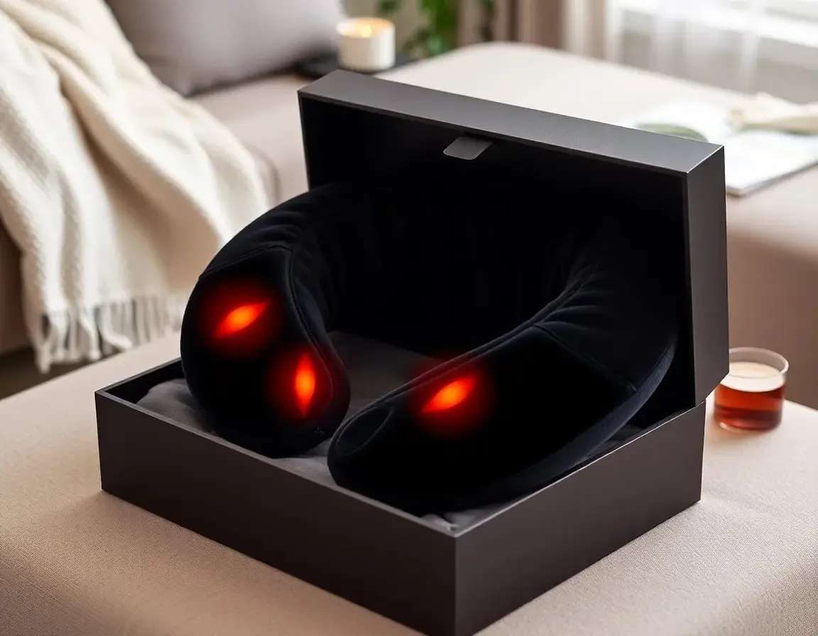 Elektrisches Nacken-Schulter-Massagegerät mit Wärme