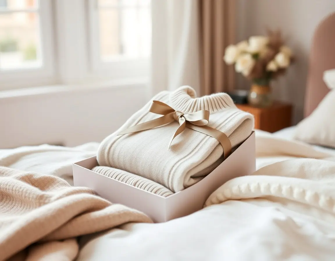 Kaschmir-Mischpullover für Damen