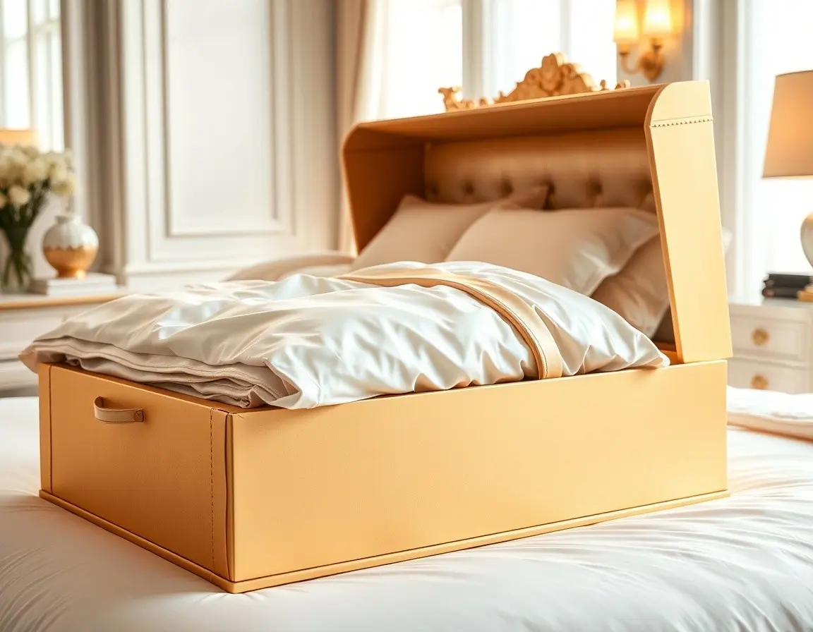 Luxus-Bettwäsche-Set aus Seide