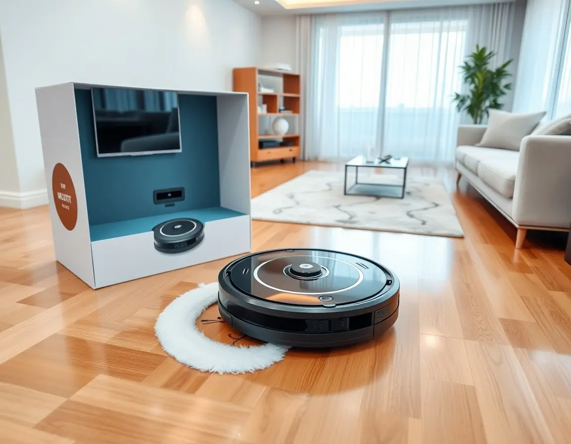 Smart Robotic Vacuum and Mop Cleaner