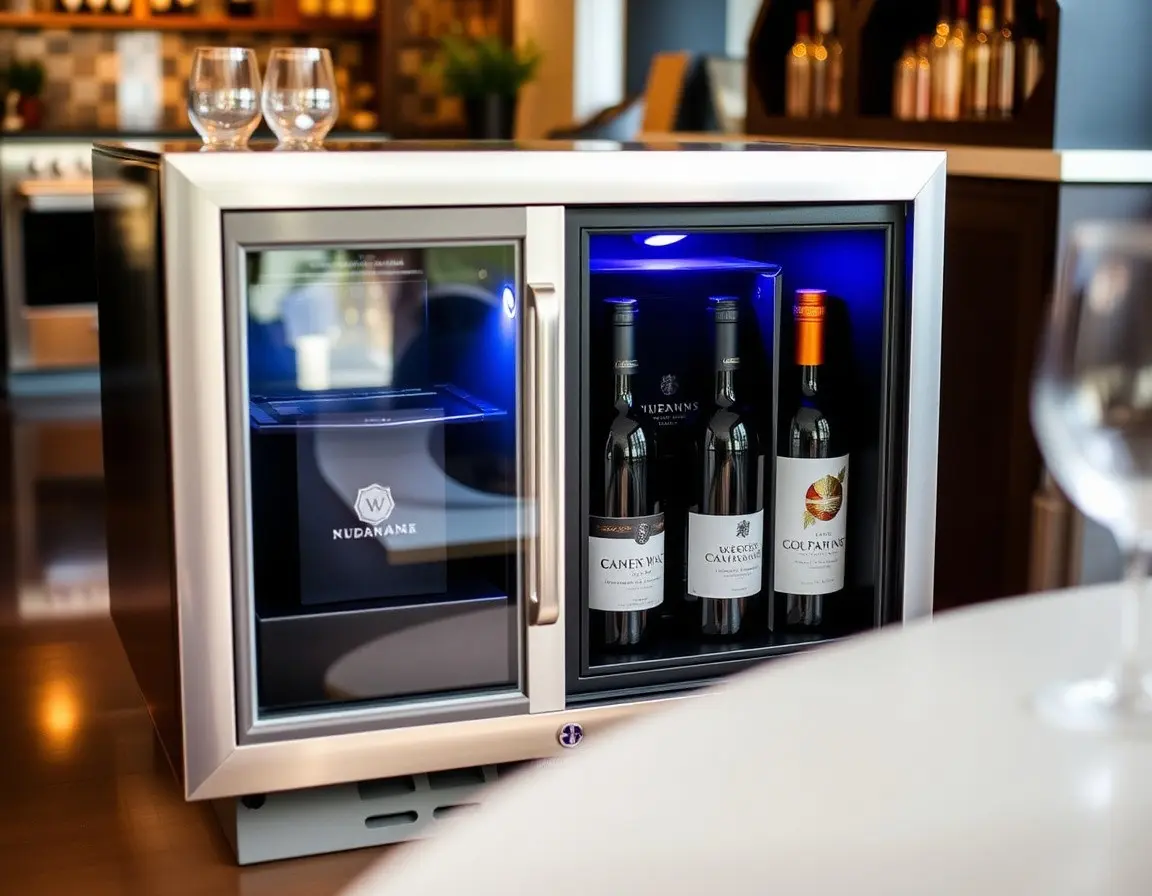Compact Wine Cooler Refrigerator