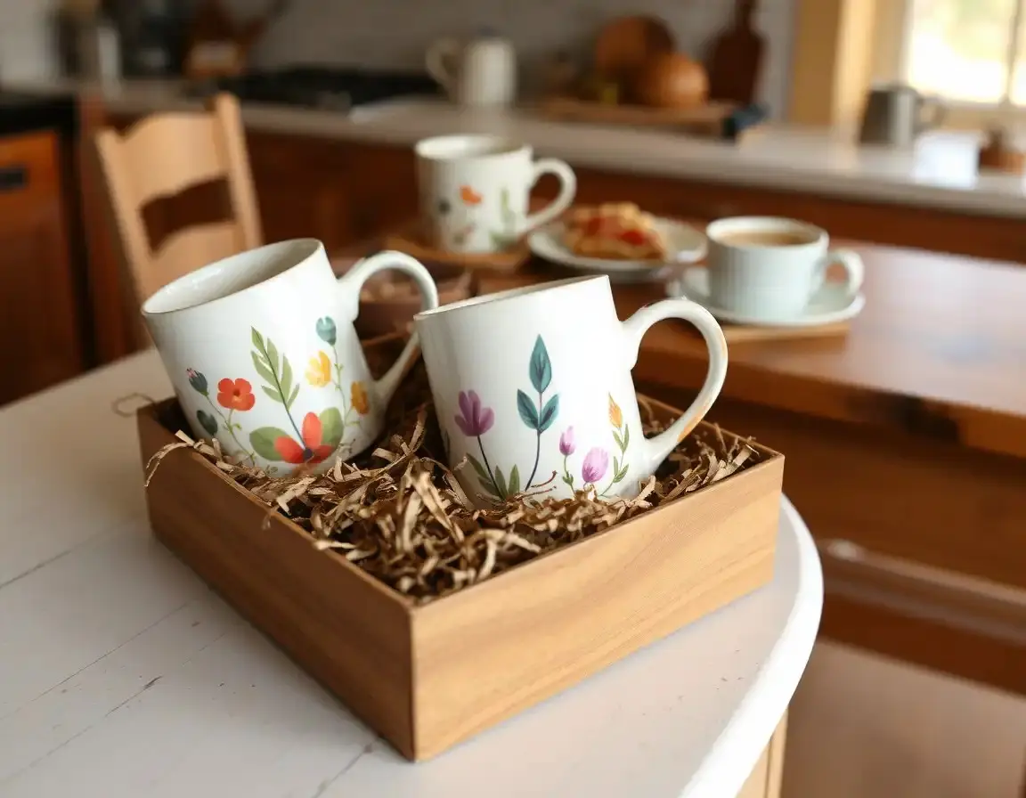 Handbemalte Kaffeebecher