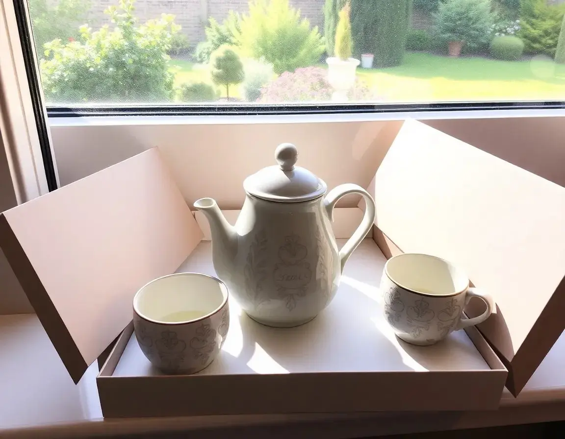 Keramik-Teeset mit Infuser