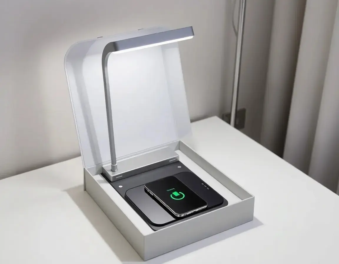 LED Schreibtischlampe mit Wireless Charging
