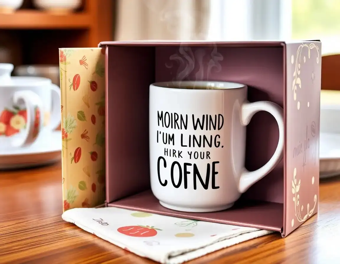 Lustige übergroße Kaffeetasse