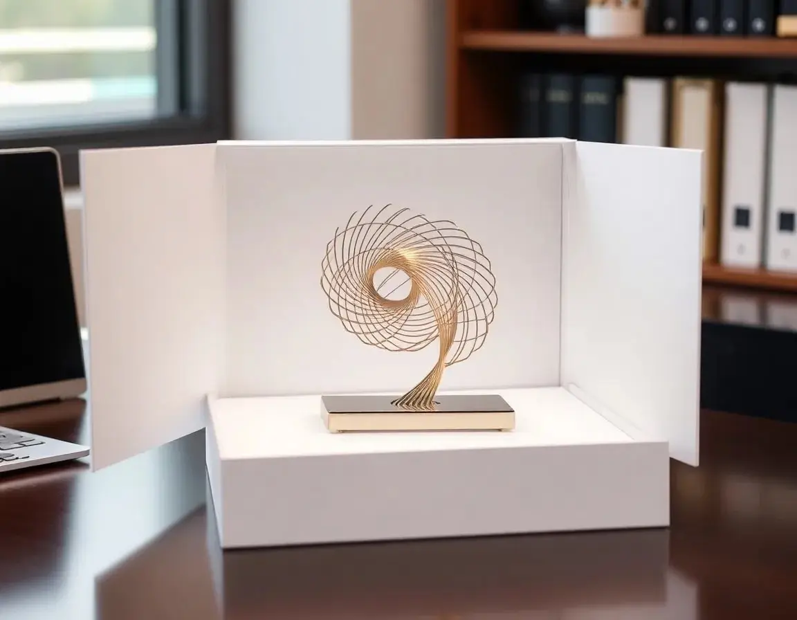 Kinetische Skulptur Schreibtisch-Gadget