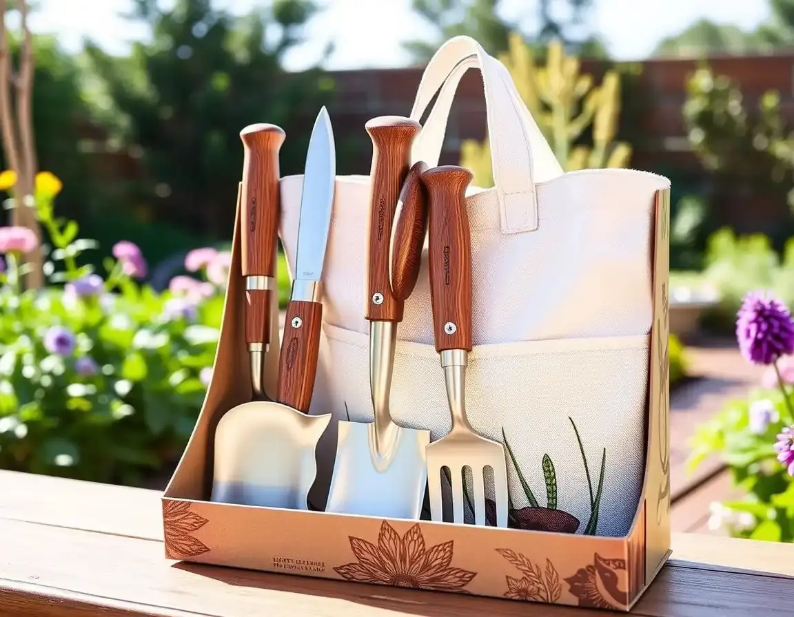 High-Quality Gardening Tool Set Tote Bag