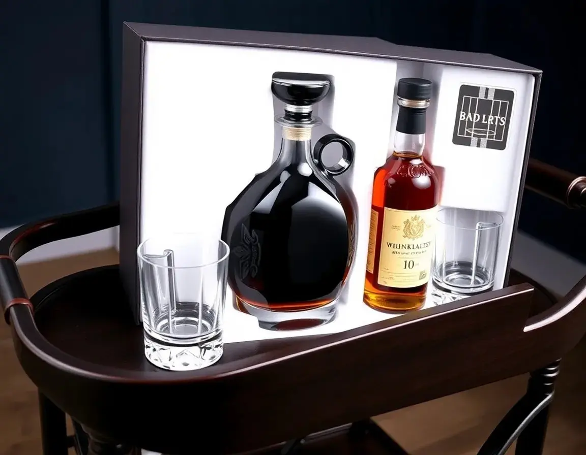 Whiskey Karaffen und Gläser Set