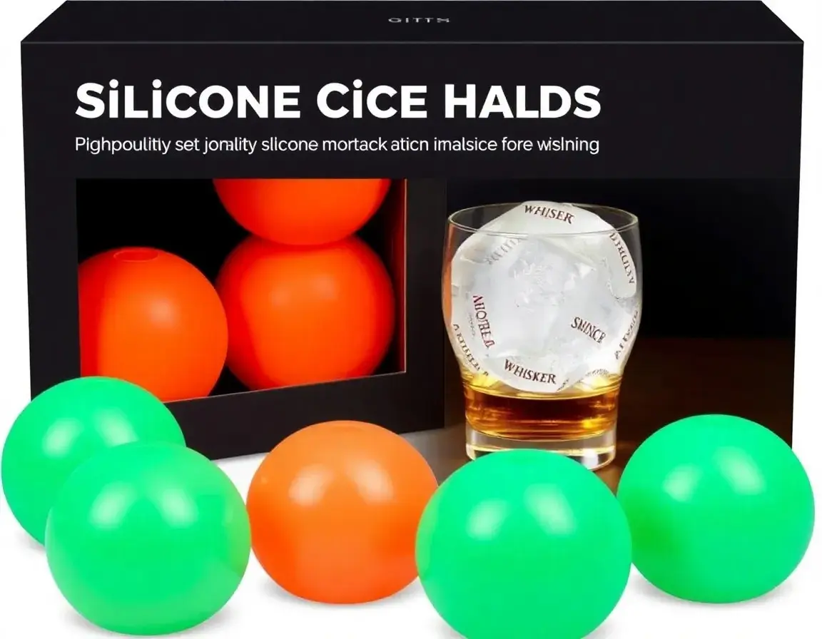 Silikonformen für große Eiskugeln