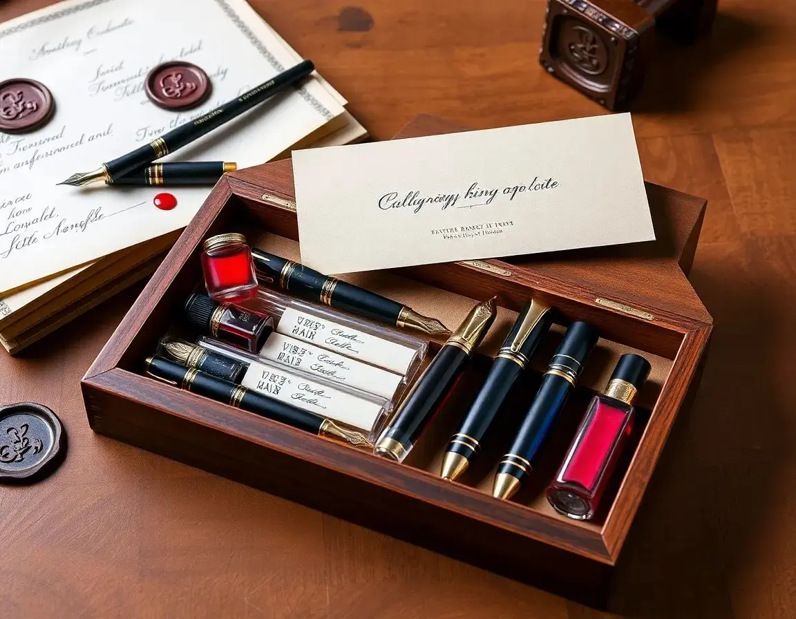 Luxury Calligraphy Pen and Ink Set