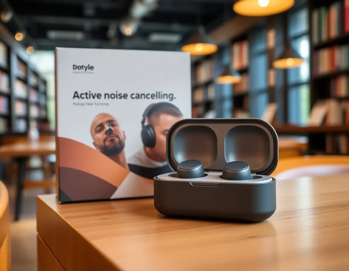Active Noise Cancelling Wireless Earbuds