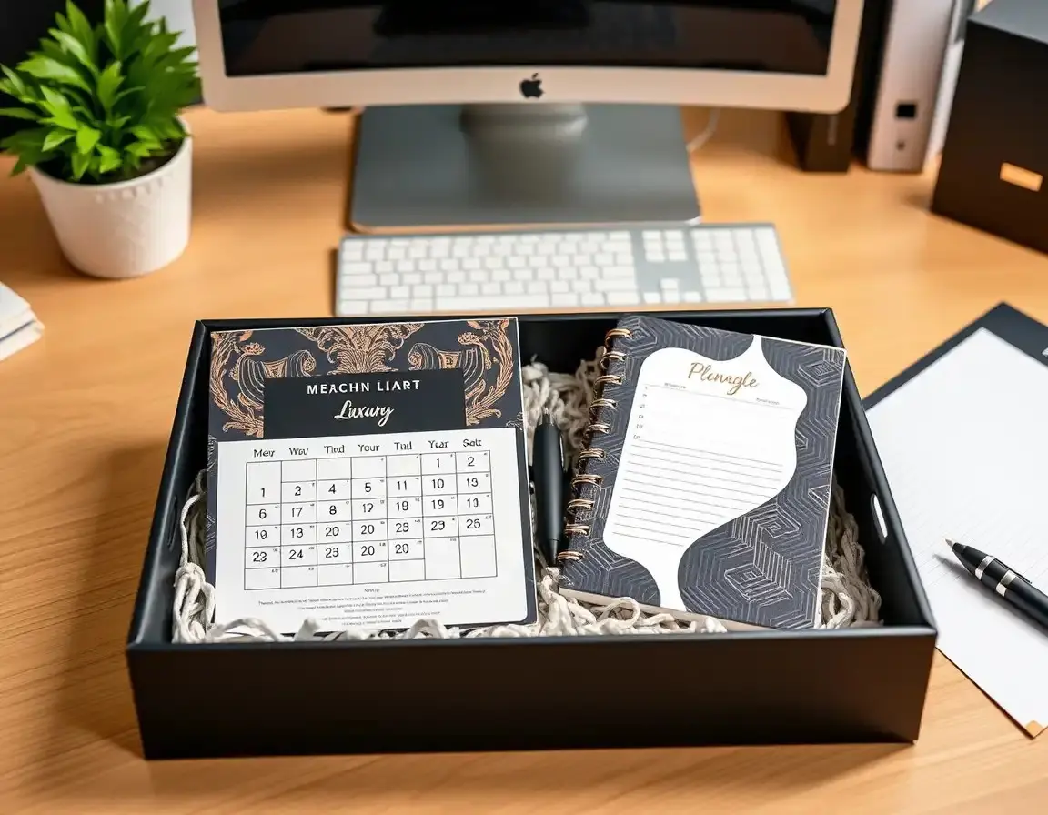 Luxury Desk Calendar and Planner Set