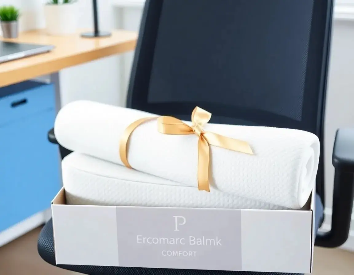 Ergonomic Memory Foam Seat and Back Cushion als Geschenk