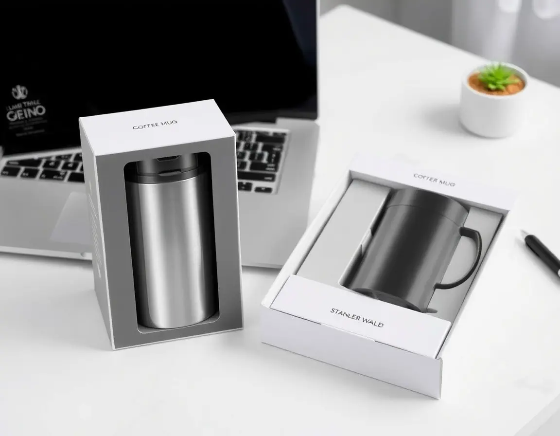 Stilvoller Thermobecher aus Edelstahl