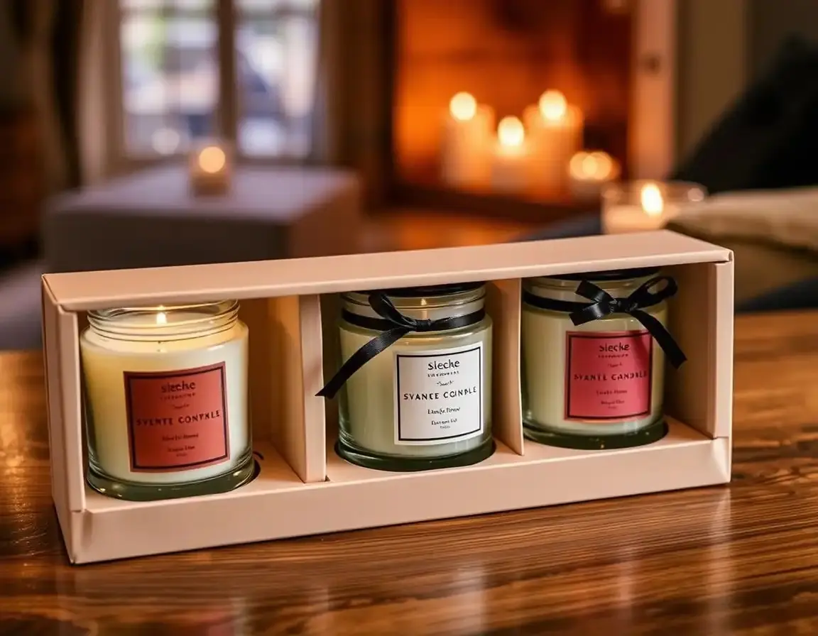 Luxuriöses Duftkerzen-Geschenkset