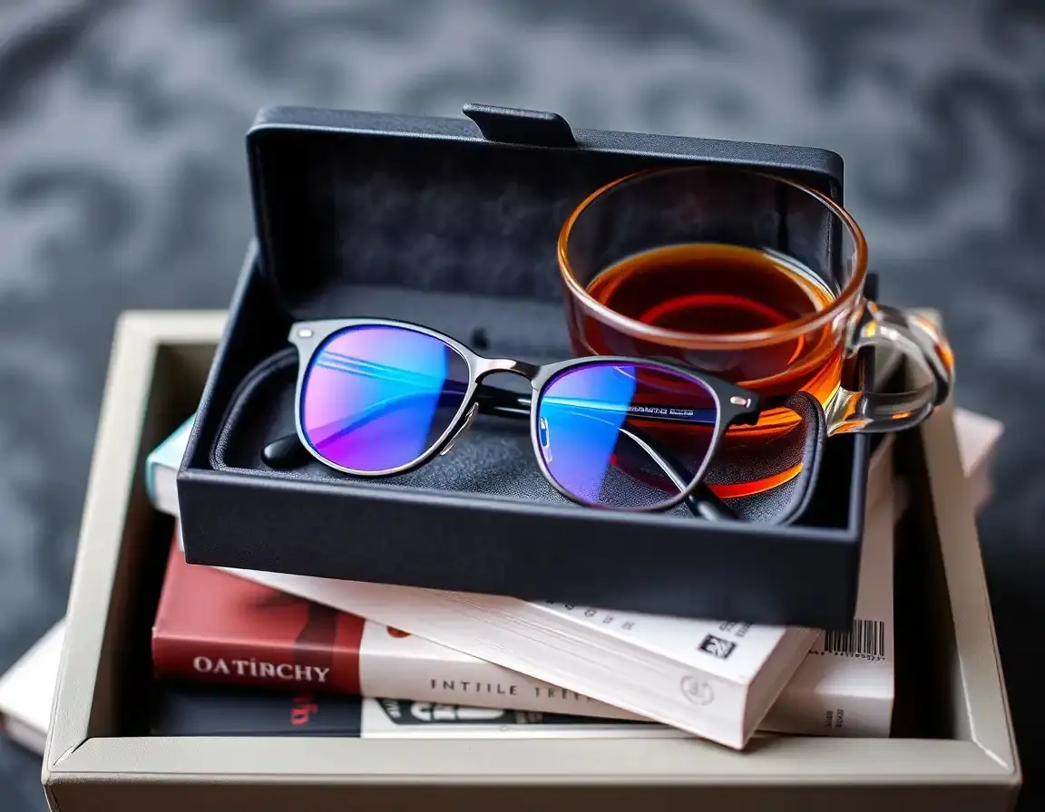 Blaulichtfilter Lesebrille im stylischen Design