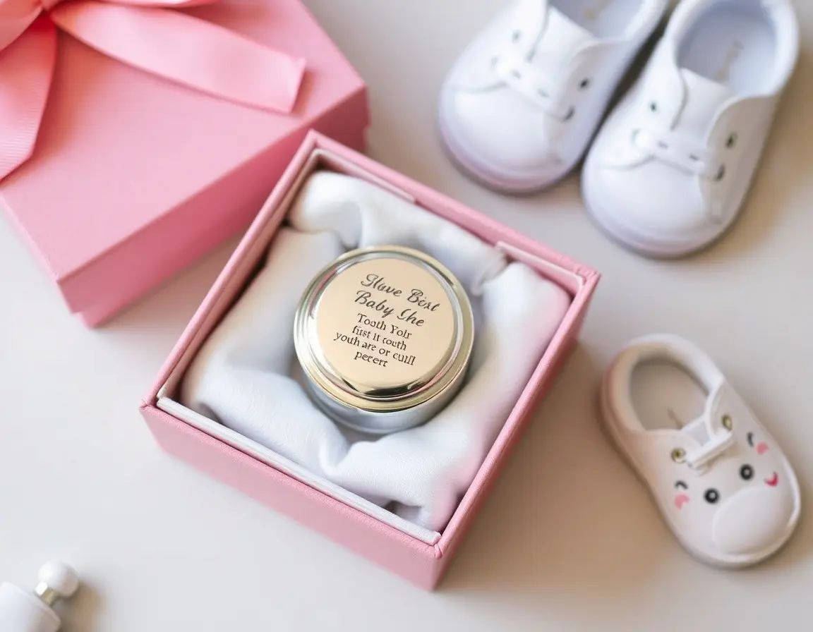 Versilberte Erinnerungsbox