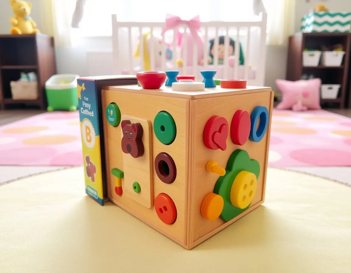 Hölzerner Aktivitätswürfel Lernzentrum