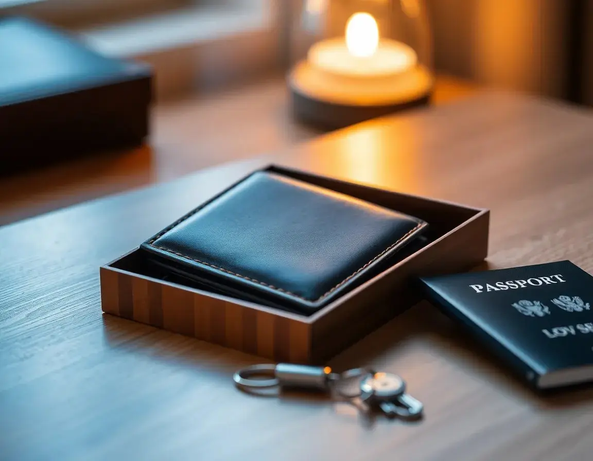 Genuine Leather Slim Wallet