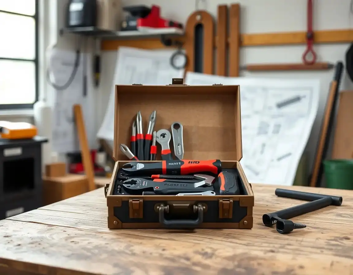 Compact Multi-tool Kit with Pliers