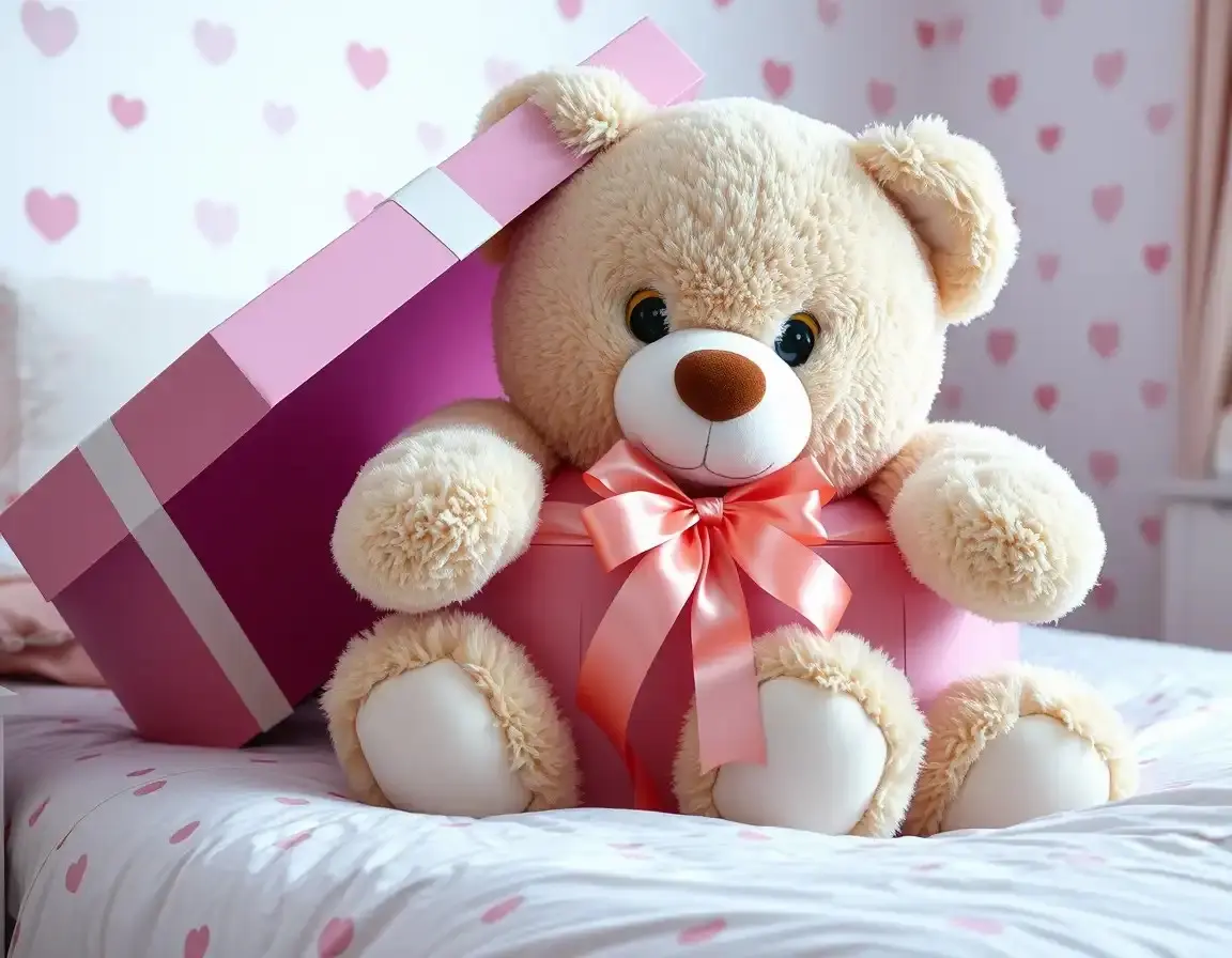 Riesiger Plüsch-Teddybär