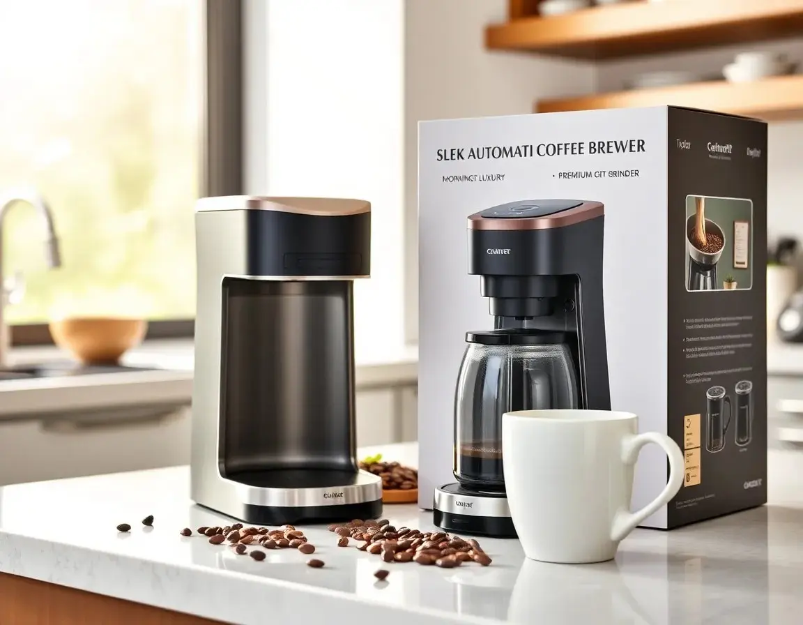 Automatische Filterkaffeemaschine mit Mahlwerk