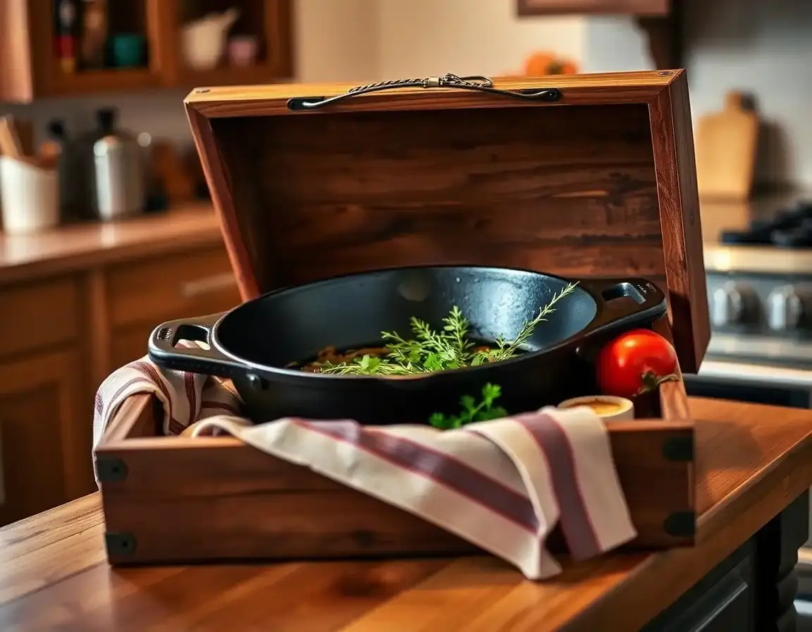 Premium Gusseisenpfanne