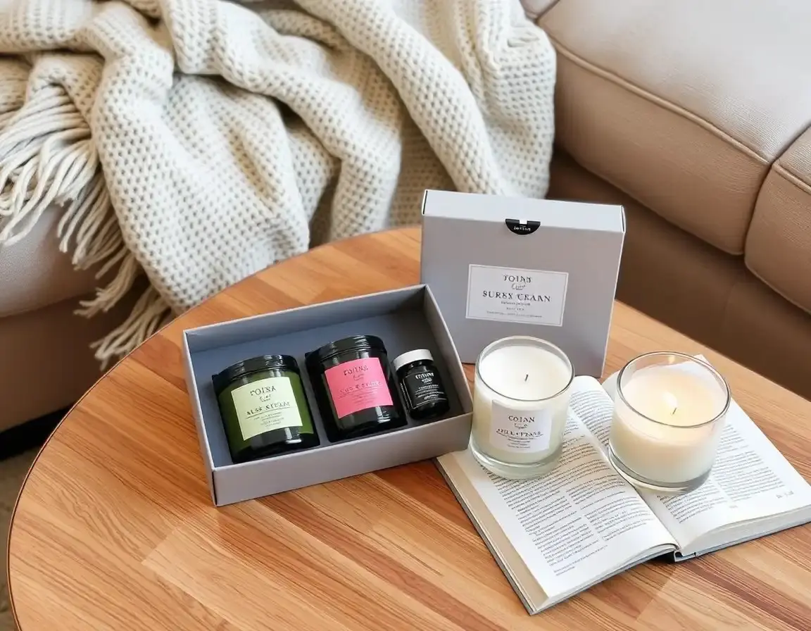 Premium Sojawachs Duftkerzen-Set