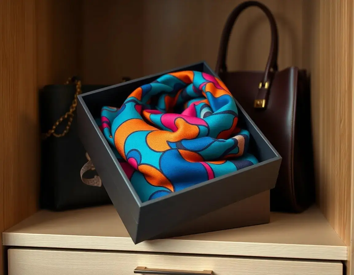 Premium Seidenmischung Schal