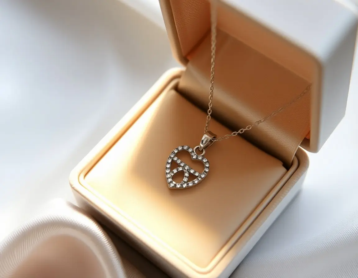 Zierliche Halskette aus Sterlingsilber