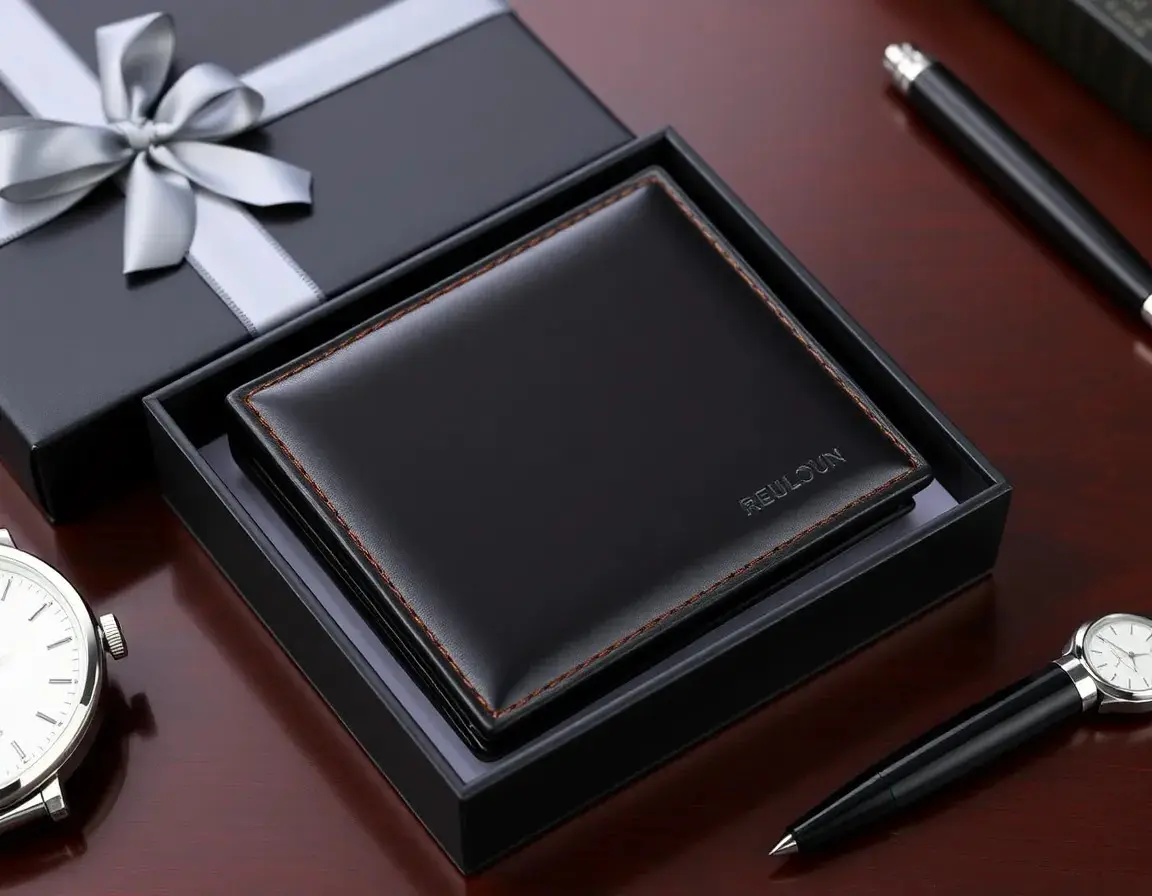 Premium Ledergeldbörse als stilvolles Geschenk zum 30. Geburtstag